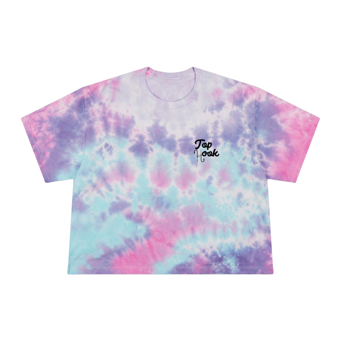 No Caption Needed Tie-Dye Crop Tee