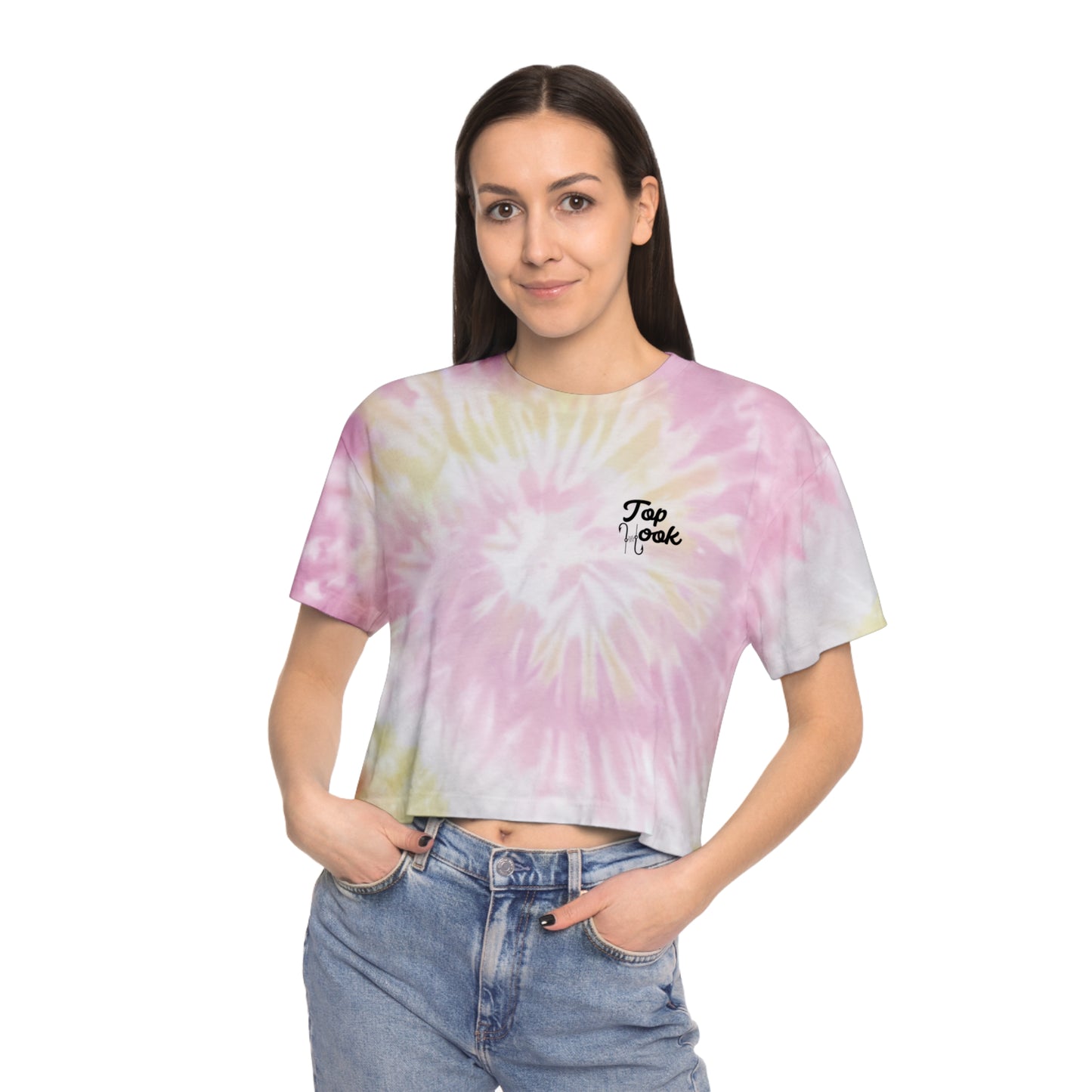 Ride the Wave Tie-Dye Crop Tee