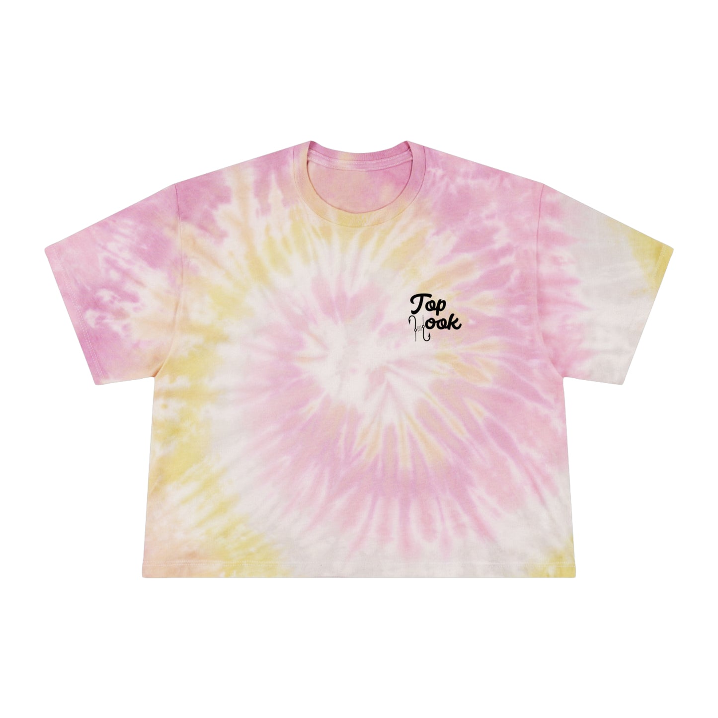 No Caption Needed Tie-Dye Crop Tee