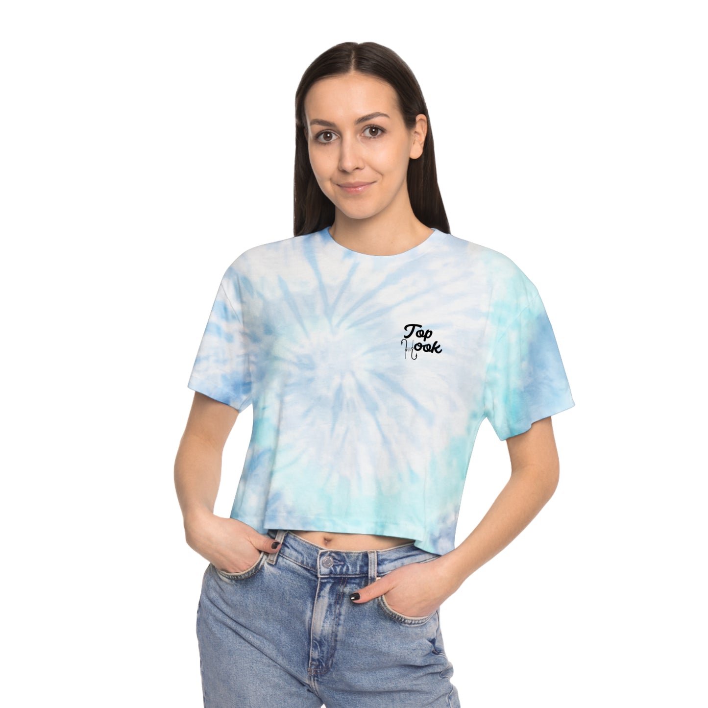 Ride the Wave Tie-Dye Crop Tee