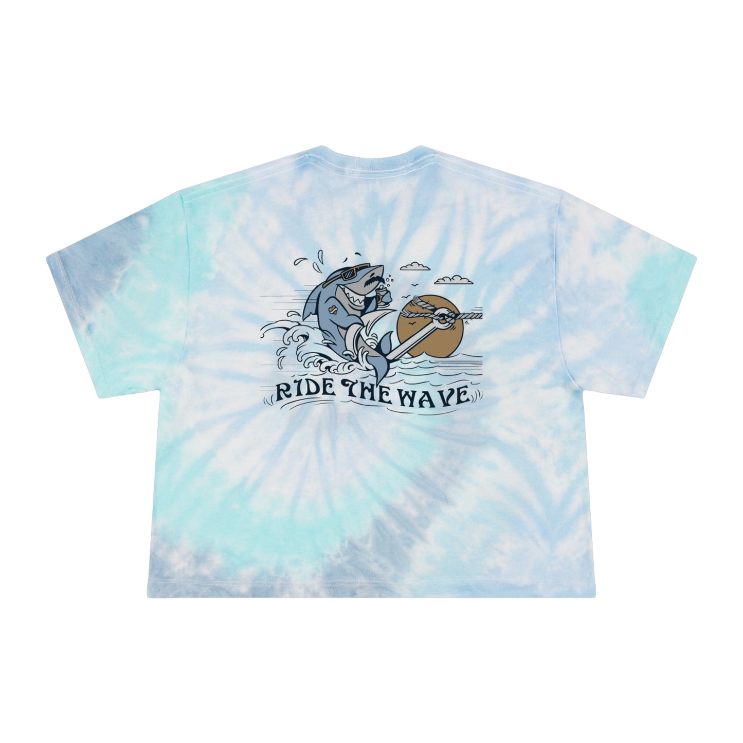 Ride the Wave Tie-Dye Crop Tee