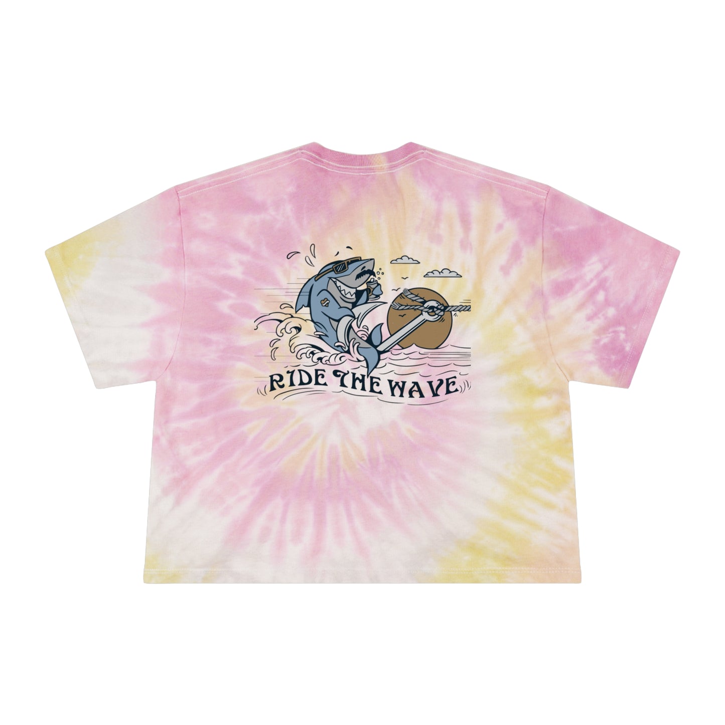 Ride the Wave Tie-Dye Crop Tee